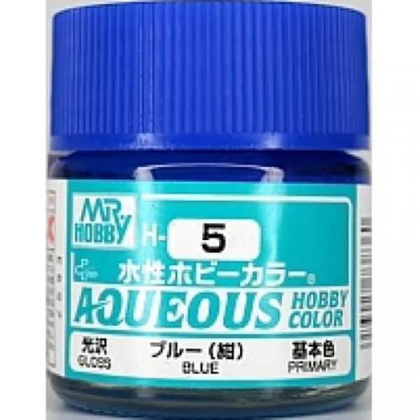 【自由模型】全新現貨 郡氏 GSI HOBBY COLOR H05 水性漆 基本色 藍色 10ml