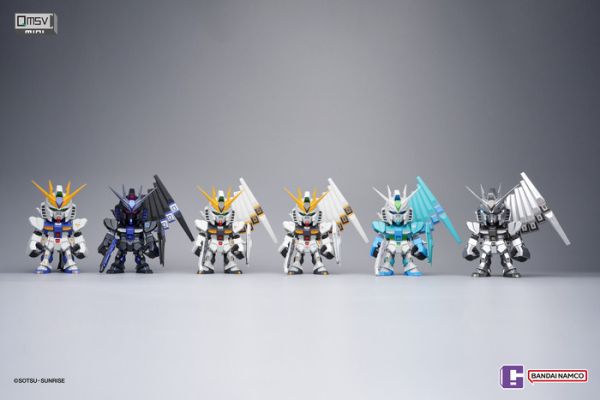 【自由模型】全新現貨 萬代 食玩 盲盒 QMSV 迷你RX-93V鋼彈 牛剛 Nu鋼 6+2隱藏款 中盒8入