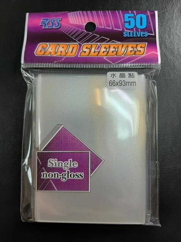 【CMG】周邊 66*93 RSS 瑞昇 水晶點 半透明卡套 【50pcs】遊戲王 寶可夢 魔法風雲會