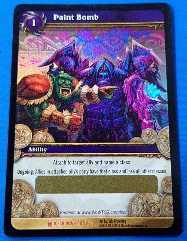 【CardMaster】loot card魔獸世界 WOW 刮刮卡 虛擬道具 油漆炸彈 Paint Bomb 線上虛寶