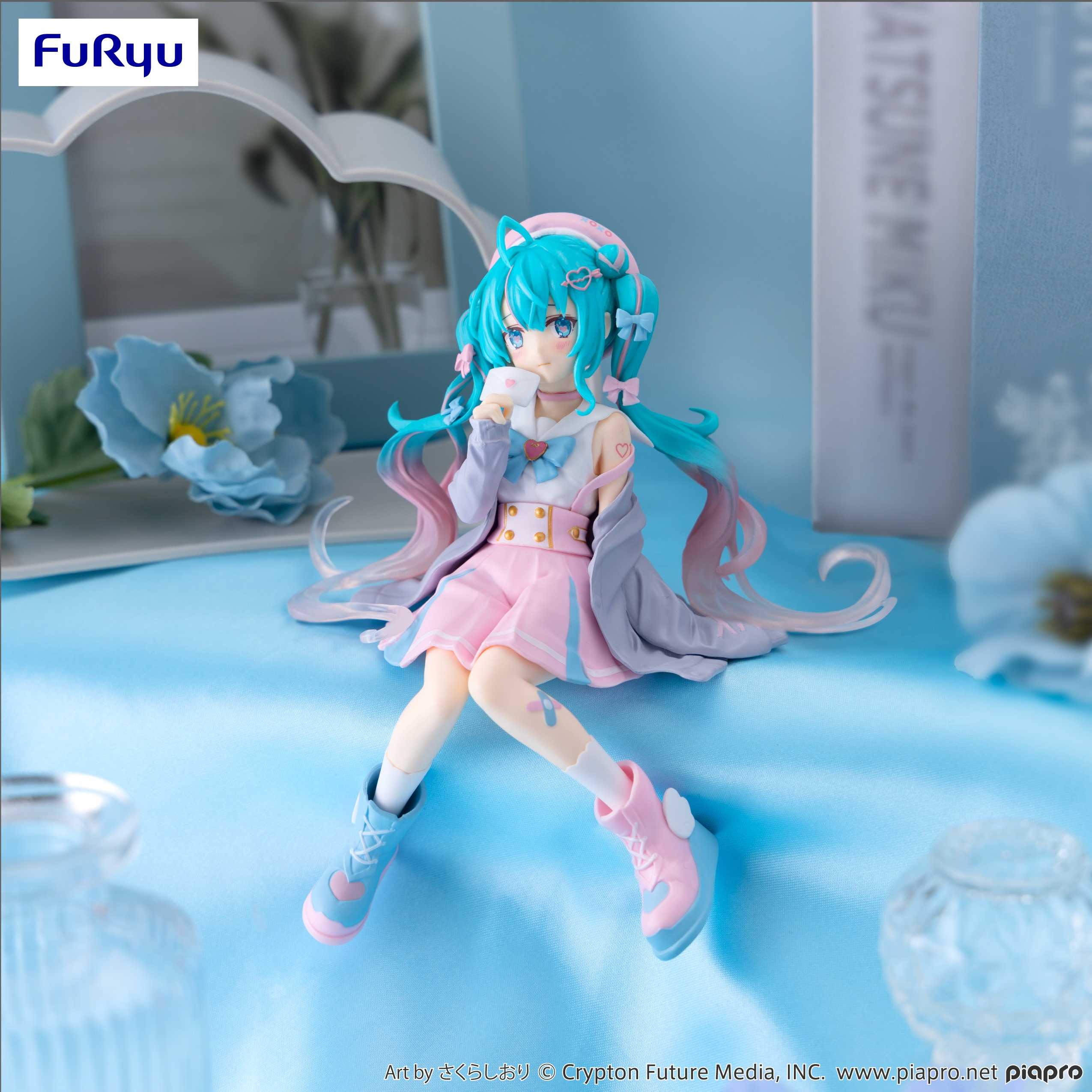 【酷比樂】預購24/6月 FuRyu 景品 初音未來 戀愛水手服 泡麵蓋公仔 暗色ver.