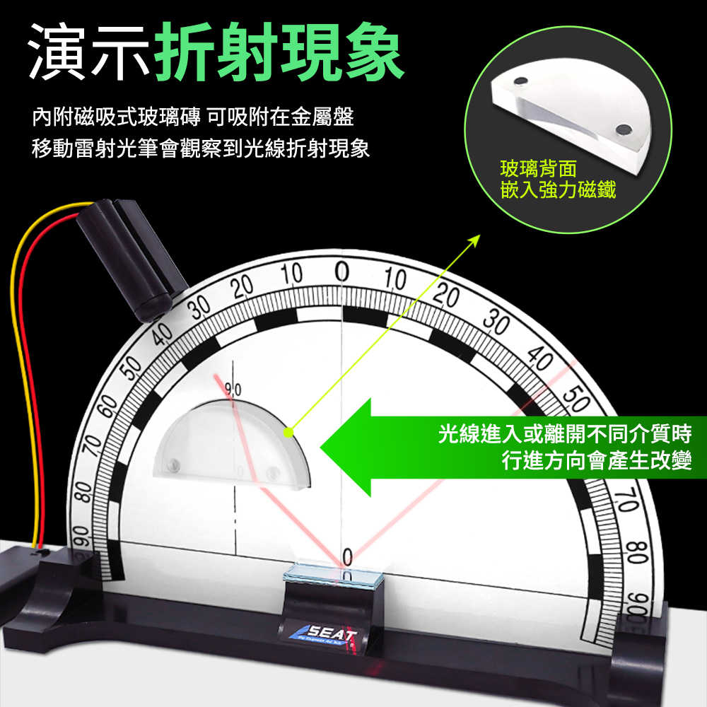 物理光學實驗 幾何光學實驗 光的有趣實驗 光的反射 FRS27 光學反射鏡 教學儀器 光反射 鏡子反射