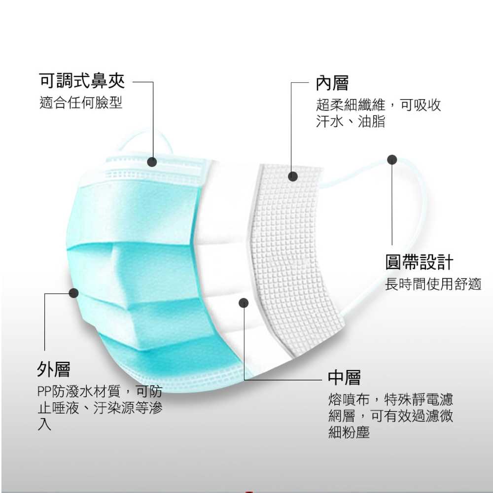成人口罩 平面口罩 紫色 團購 YN-501A 雙鋼印 一次性 一次性口罩 拋棄式
