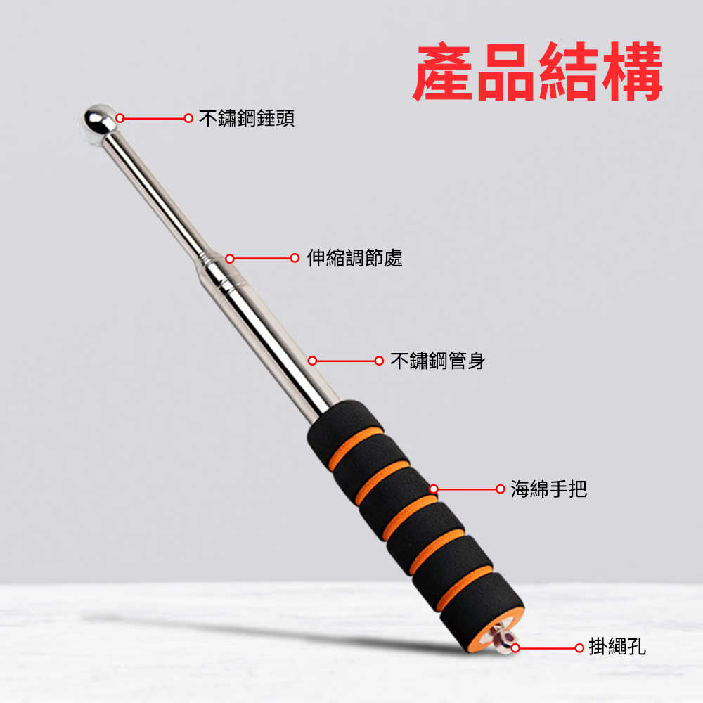 打診棒 驗屋工具 空鼓棒 驗屋槌 HIB1280 防滑設計 磁磚膨拱 驗屋鎚 檢驗棒