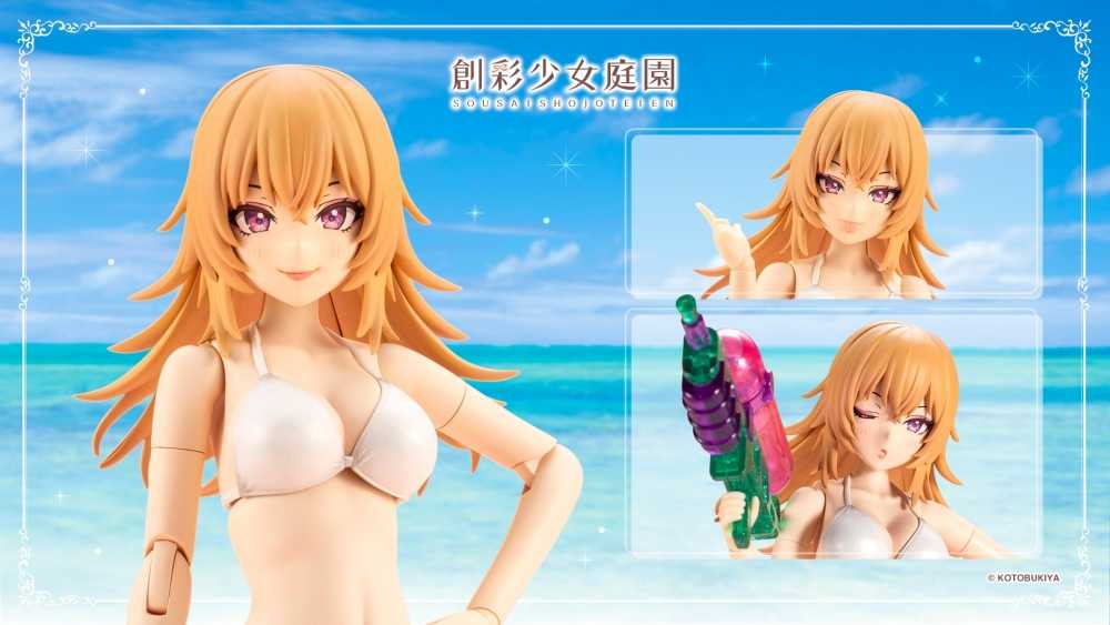 【上士】預購1月免訂金 壽屋 1/10 創彩少女庭園 一條星羅 泳裝 髮型設計Ver 07782