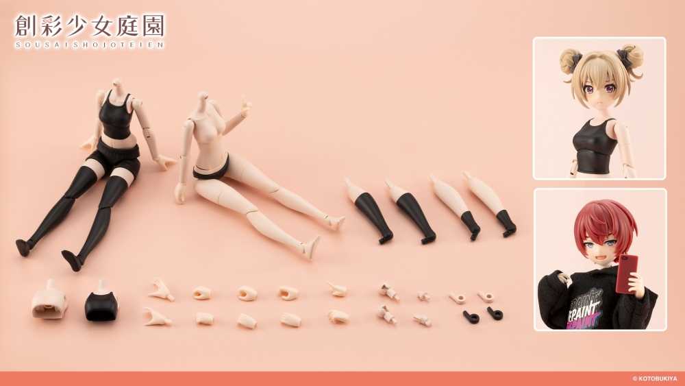 【上士】預購1月免訂金 壽屋 1/10 創彩少女庭園 裝扮用身體 S 白皙的膚色C 組裝模型 07695 0904