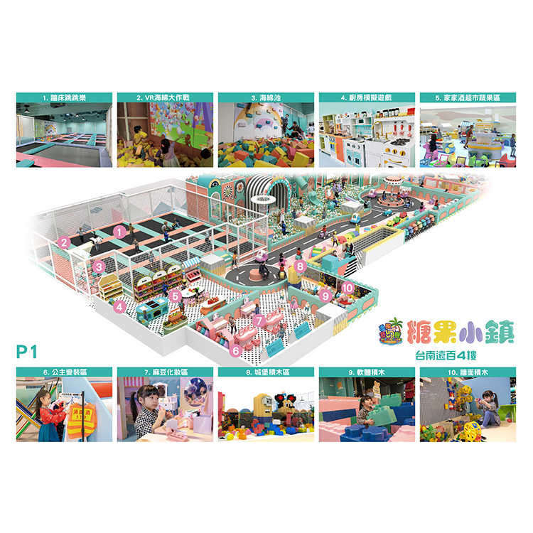 追風奇幻島親子票230元(台南遠東百貨成功店4樓)糖果小鎮| (平假日均可使用)