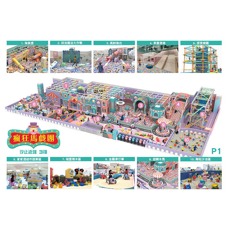 追風奇幻島親子票199元(汐止遠雄旗艦店3樓)瘋狂馬戲團| (平假日均可使用)