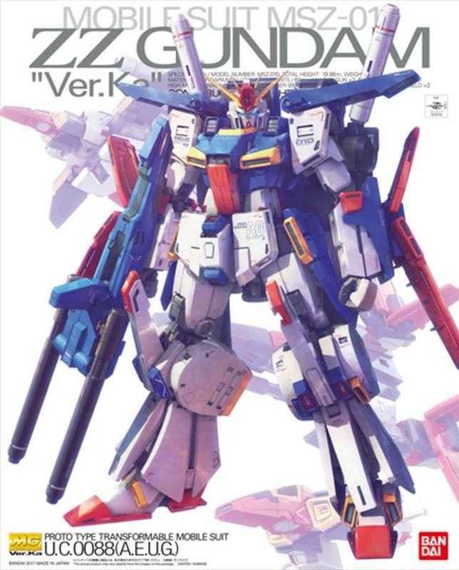 萬年馬如龍 全新現貨 BANDAI 1/100 MG ZZ鋼彈 Ver.ka 組裝模型
