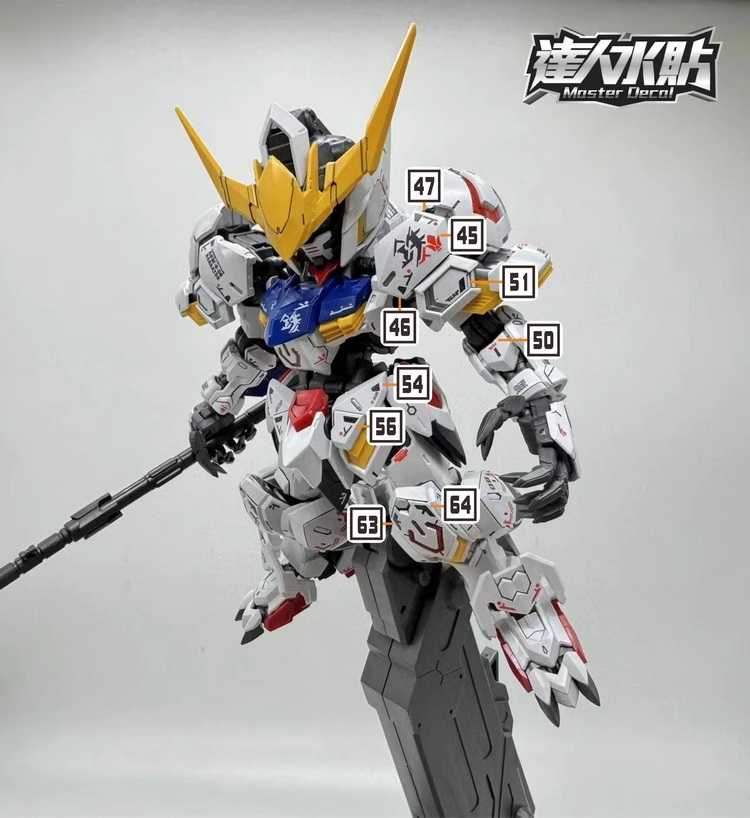 【奶熊屋】大林【DL】MASTER GRADE SD MGSD 獵魔鋼彈 專用水貼