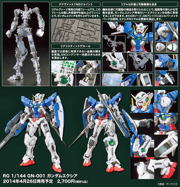 【奶熊屋】萬代 RG 1/144 能天使鋼彈 Gundam Exia
