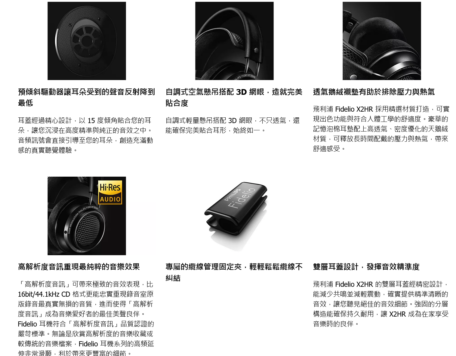 新竹立聲 | Philips Fidelio X2HR Hi-Fi 立體耳機耳罩式耳機 台灣智選家公司貨 加贈木製耳機