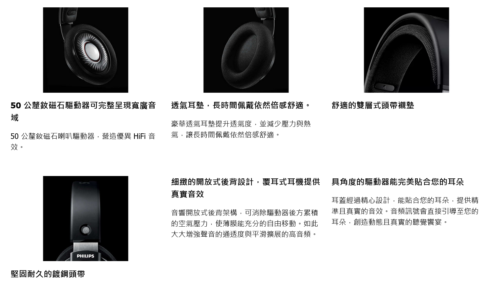 新竹立聲 | Philips SHP9500 Hi-Fi 立體耳機耳罩式耳機 台灣智選家公司貨 加贈木製耳機架