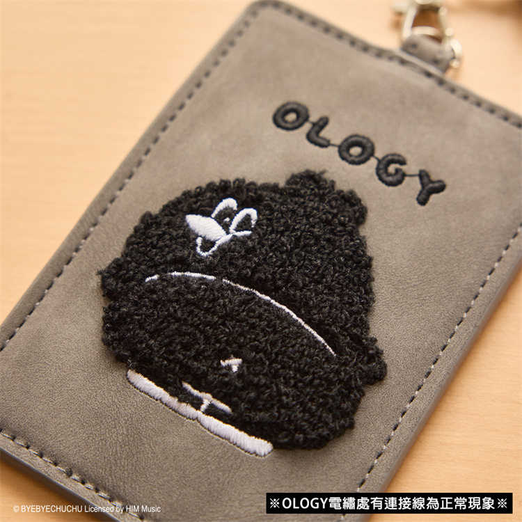 【現貨】皮革Q毛票卡夾 馬來貘/奧樂雞｜JimmyPop 捷運卡套伸縮掛繩 悠遊卡套 識別證 工作證套