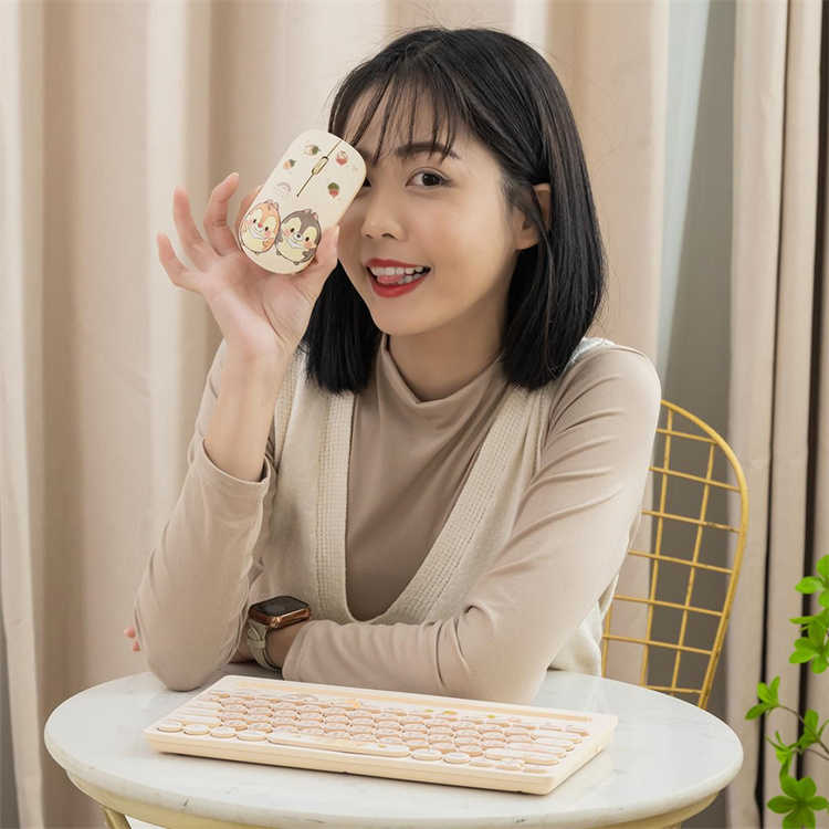 迪士尼UFUFY奇奇蒂蒂系列藍牙滑鼠｜JimmyPop 無線滑鼠 靜音滑鼠 平板 電腦 藍芽滑鼠 左右手通用