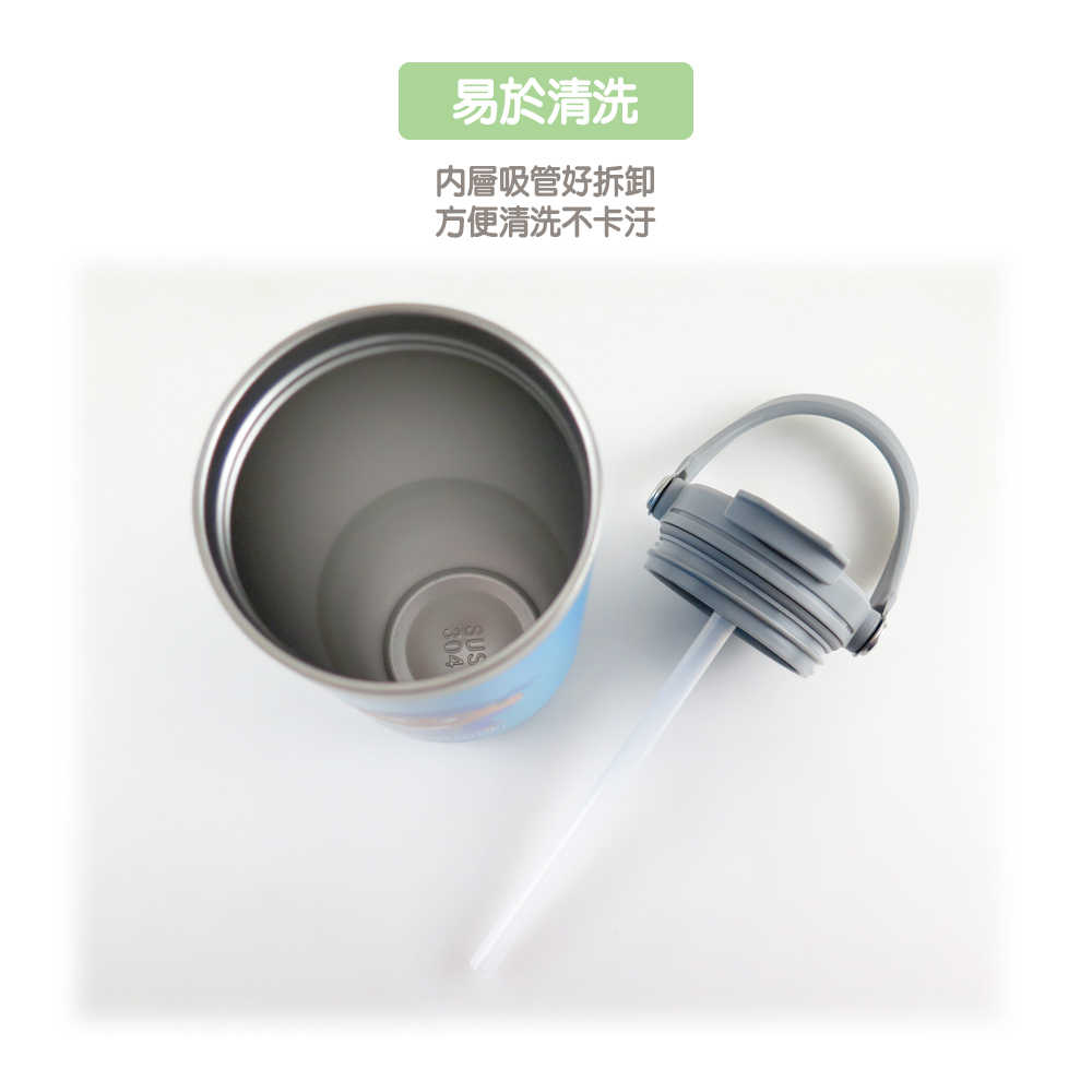 蠟筆小新-多功能手提保溫杯｜JimmyPop 直飲吸管兩用 不鏽鋼保冷杯 大容量冰壩杯 環保杯 水瓶