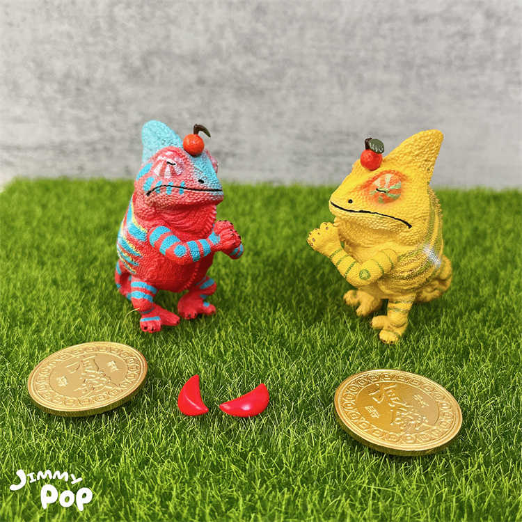 朝隈俊男-龍年招財公仔 暴龍/變色龍｜JimmyPop 盒玩 擺件 新年禮物 收藏玩具