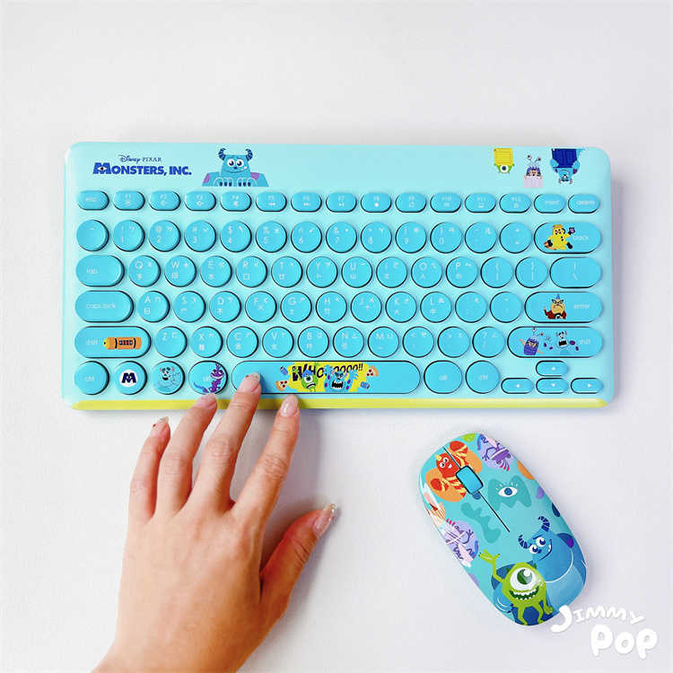 ⭐新品優惠⭐怪獸電力公司 無線鍵盤｜JimmyPop 平板手機鍵盤 靜音鍵盤 注音鍵盤 可攜式鍵盤 迪士尼