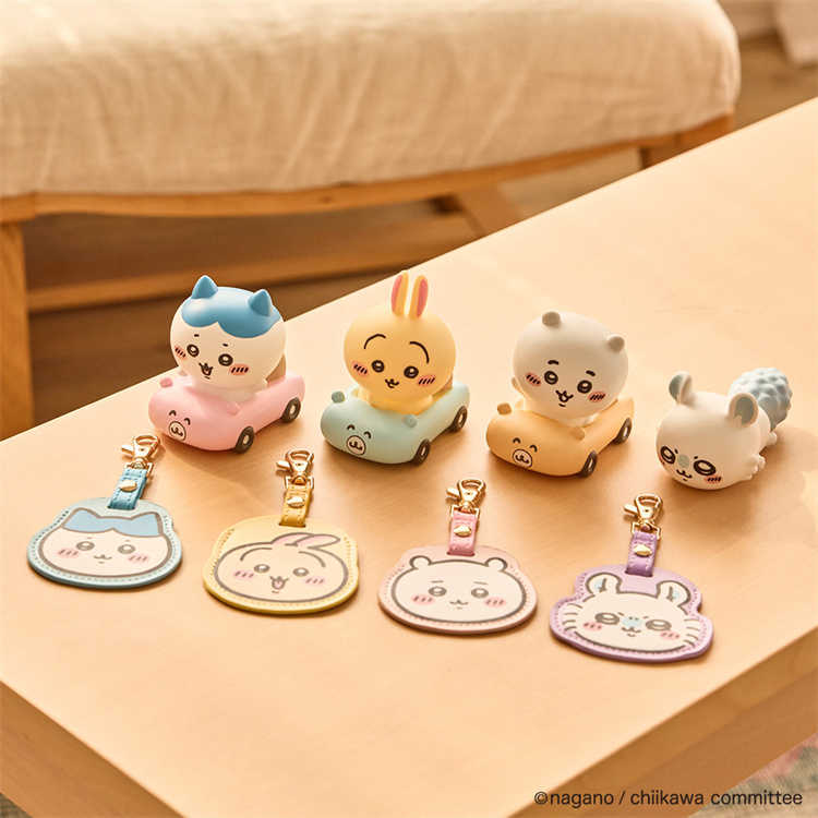 吉伊卡哇 皮革吊飾 (共8款)｜JimmyPop 鑰匙圈 CHIIKAWA 磁扣套 門卡磁扣收納套 小八/兔兔/栗子