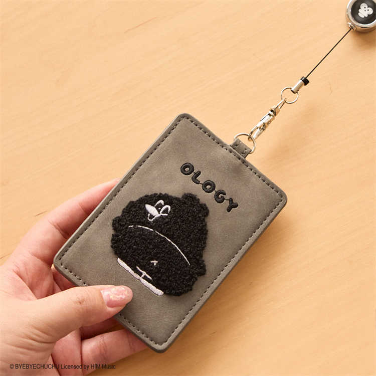 【現貨】皮革Q毛票卡夾 馬來貘/奧樂雞｜JimmyPop 捷運卡套伸縮掛繩 悠遊卡套 識別證 工作證套