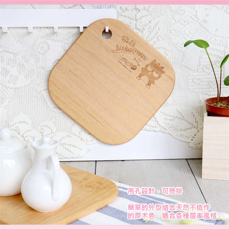 三麗鷗家族系列櫸木鍋墊 Kitty/酷企鵝/布丁狗/雙星仙子｜JimmyPop 隔熱墊 杯墊 餐墊 餐桌墊