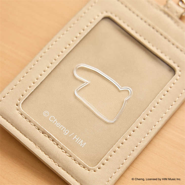 【現貨】皮革Q毛票卡夾 馬來貘/奧樂雞｜JimmyPop 捷運卡套伸縮掛繩 悠遊卡套 識別證 工作證套