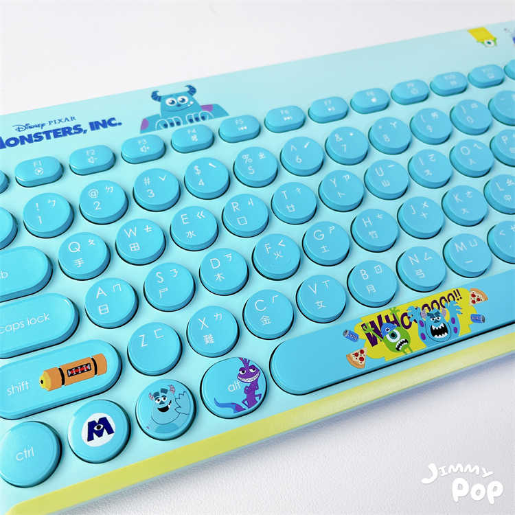 ⭐新品優惠⭐怪獸電力公司 無線鍵盤｜JimmyPop 平板手機鍵盤 靜音鍵盤 注音鍵盤 可攜式鍵盤 迪士尼