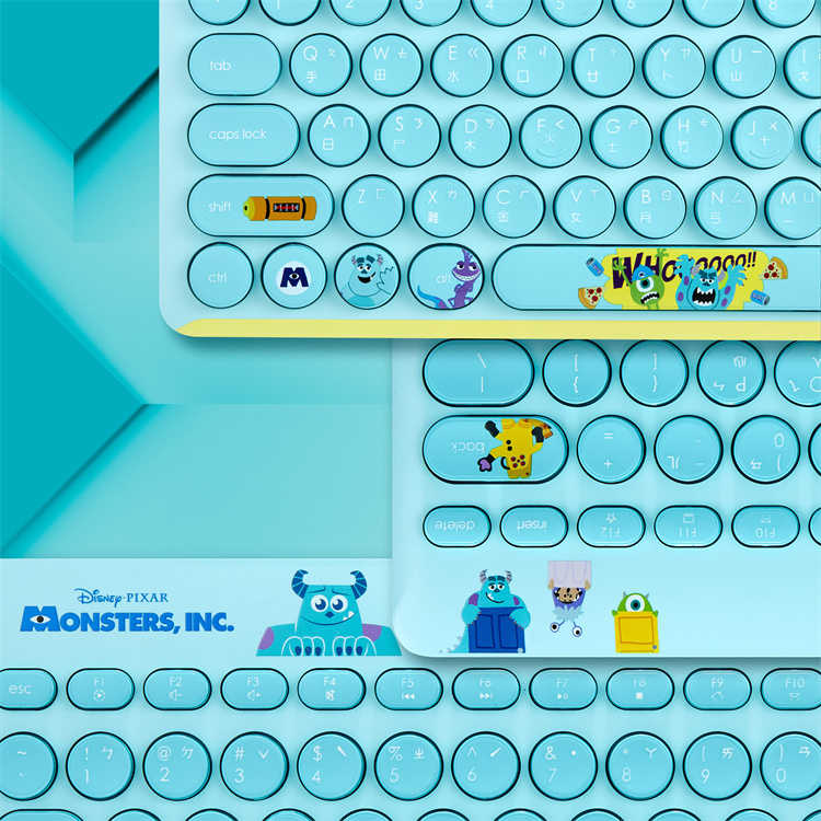 ⭐新品優惠⭐怪獸電力公司 無線鍵盤｜JimmyPop 平板手機鍵盤 靜音鍵盤 注音鍵盤 可攜式鍵盤 迪士尼