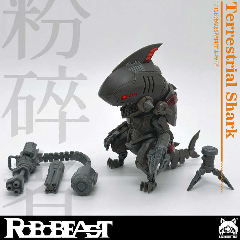 【616toys】Robobeast 1/12 組裝 陸生鮫 粉碎者【特典付き】