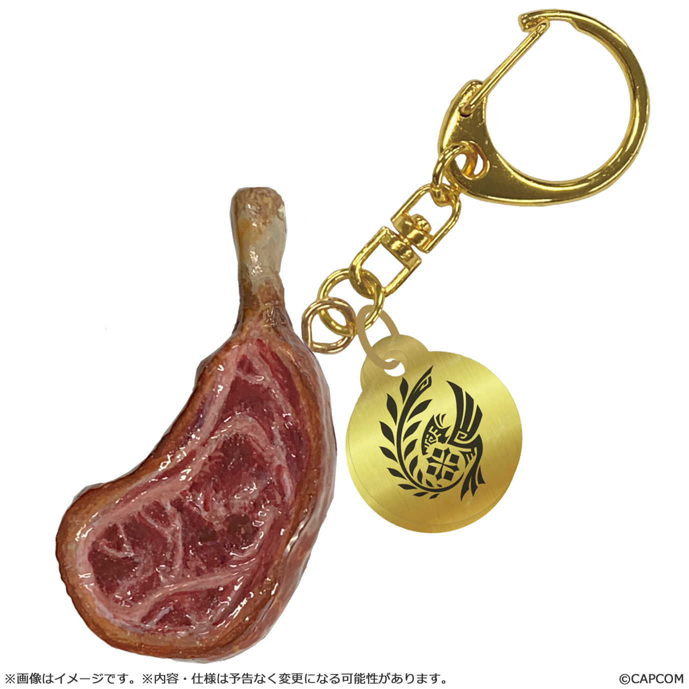 616toys® 2511預購・CAPCOM 魔物獵人 荒野 全熟肉 鑰匙扣 0805