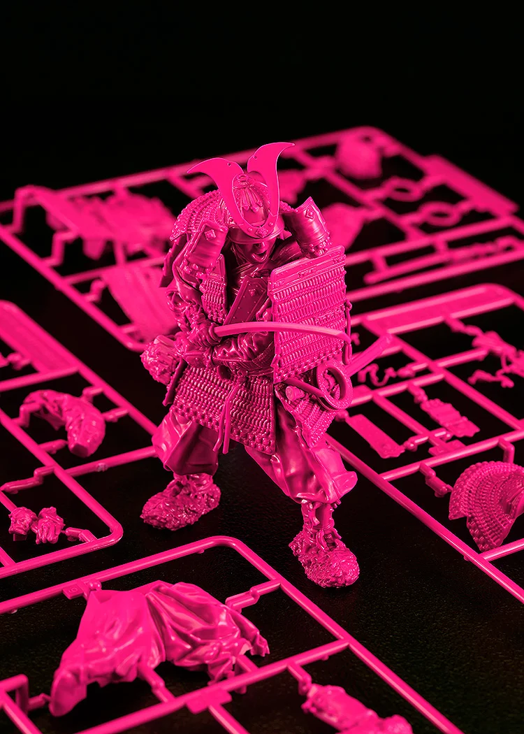 【616toys】GSC PLAMAX 1/12 鎌倉時代的盔甲武士 樁之裝 Pink Color Edition