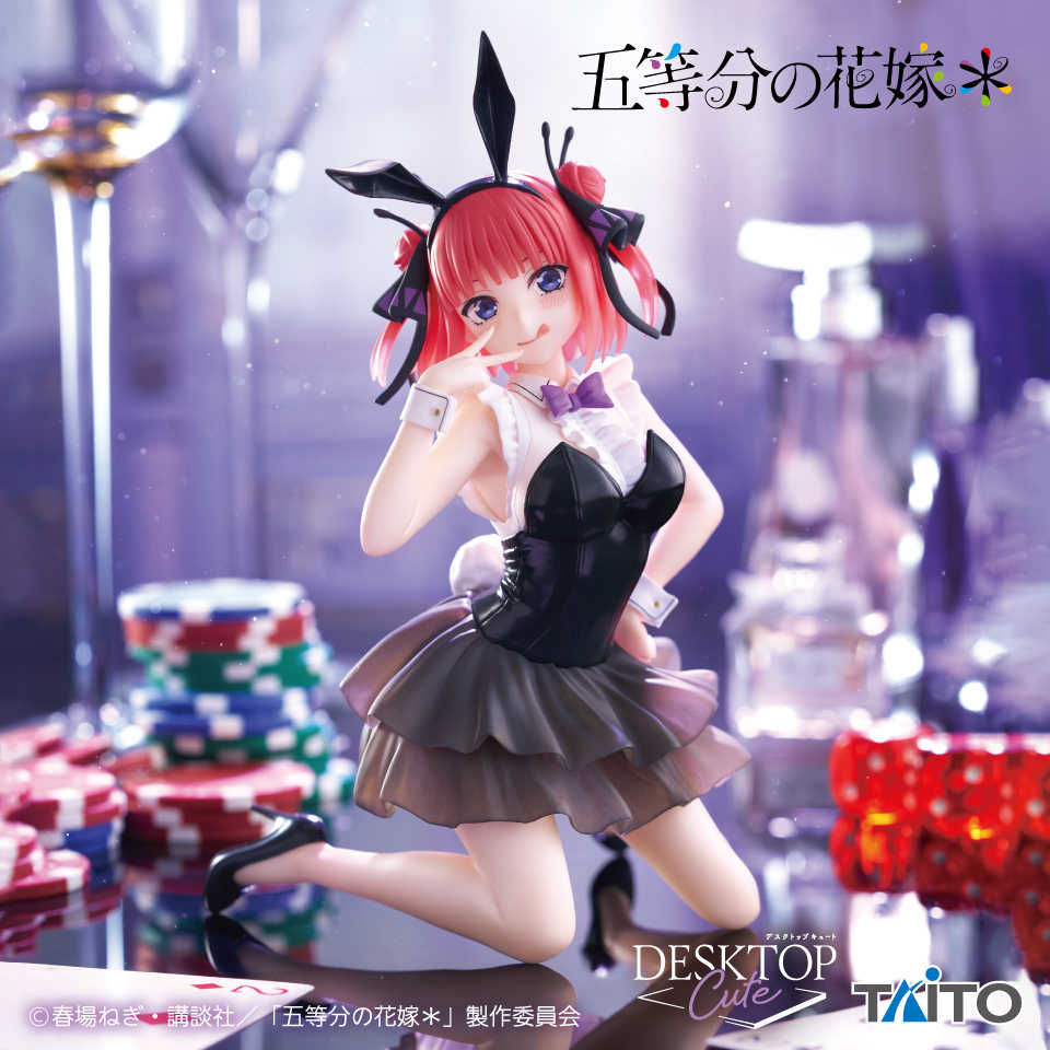 五等分の花嫁【完全受注生産】キャラファイングラフ　中野ニ乃 616toys】TAITO PVC人形五等分的新娘Desktop Cute 中野二乃
