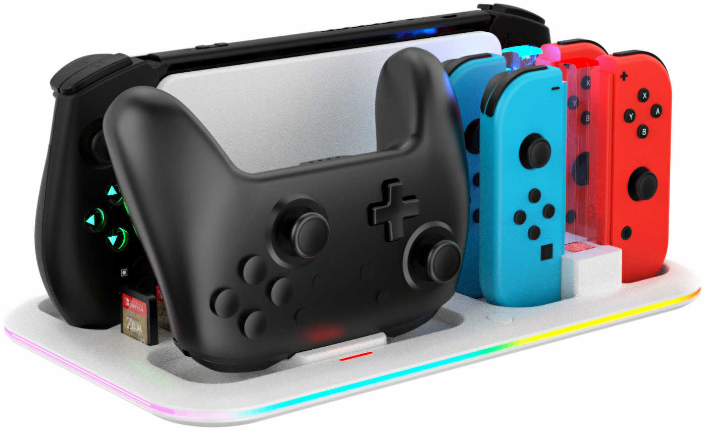 ★萊盛小拳王★ NS Saitake RGB多功能充電底座 STK-DZ601