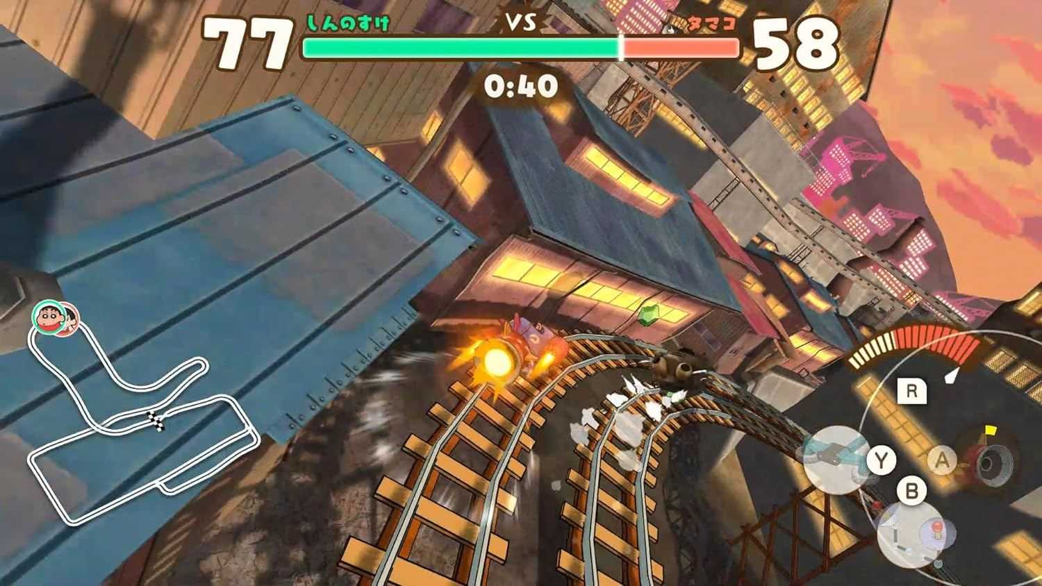 ★萊盛小拳王★ NS 蠟筆小新 煤炭鎮的小白 中文版