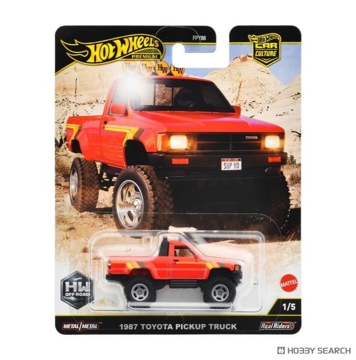 ★萊盛小拳王★預購25/06 Hot wheels 代理版 汽車文化 越野車 1987 豐田 Pickup卡車
