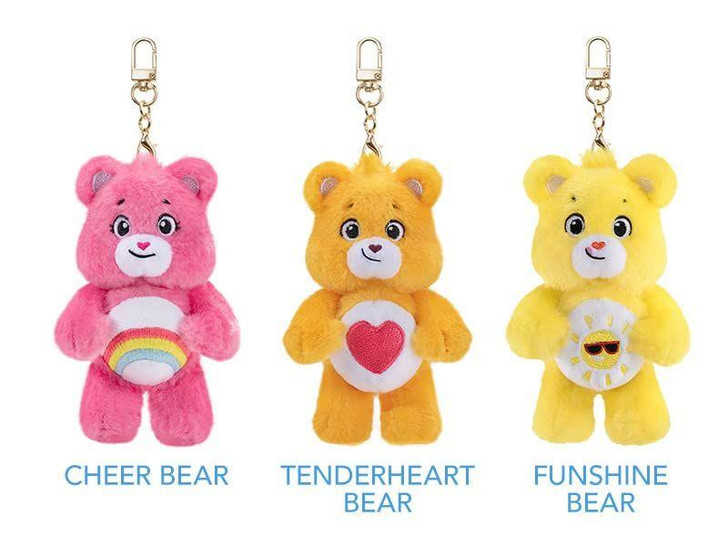★萊盛小拳王★POPMART 盒玩 彩虹熊 Care Bears系列 絨毛鎖匙扣 隨機出貨