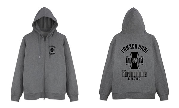 ★萊盛小拳王★預購26/01 COSPA 少女與戰車 黑森峰 ver.3.0 雜灰拉鍊衫M 1102