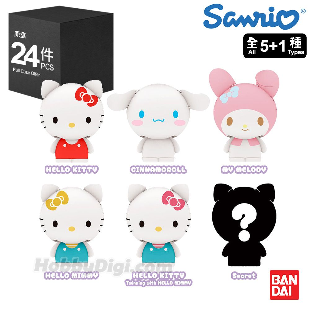 ★萊盛小拳王★BANDAI 代理版 盒玩 pop\u0027n Shakers 三麗鷗角色 第一彈 全6種隨機出貨