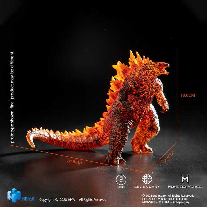 ★萊盛小拳王★HIYA 代理版 造型家系列 哥吉拉SSG0136 紅蓮哥吉拉 新年限定版