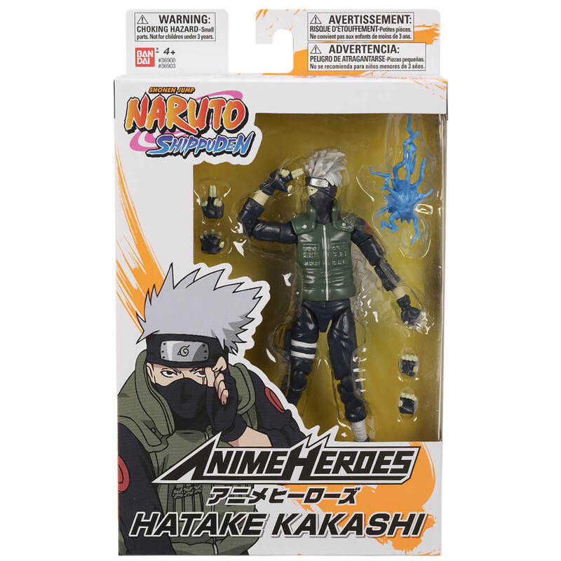★萊盛小拳王★BANDAI 代理版 可動 火影忍者 ANIME HEROES 旗木卡卡西