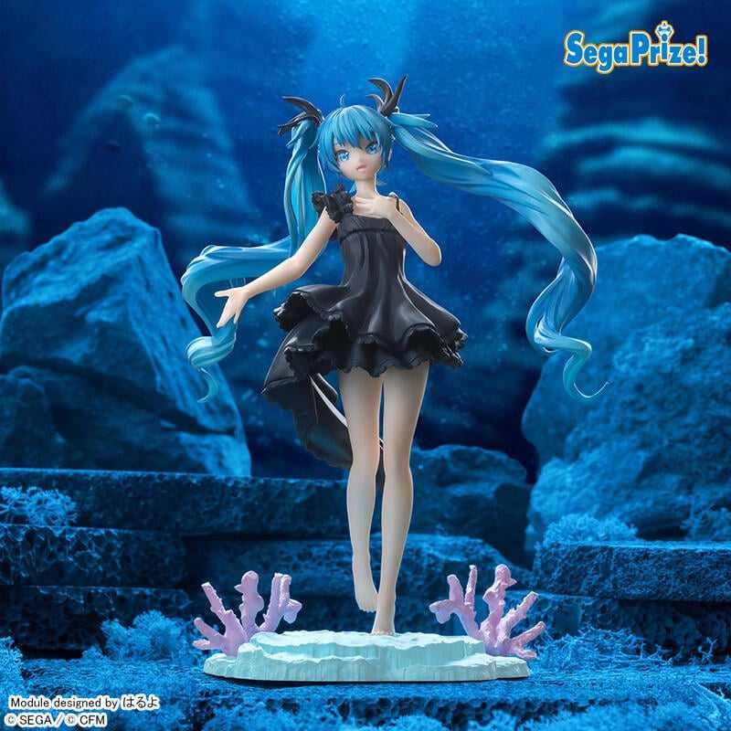 ★萊盛小拳王★SEGA 代理版 景品 初音未來 Project DIVA MEGA 39\u0027s Luminasta 深海少女