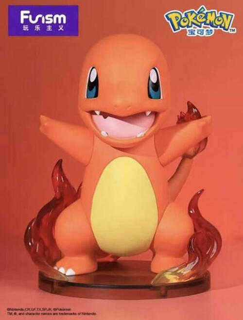 ★萊盛小拳王★玩樂主義 寶可夢小火龍款中尺寸模型