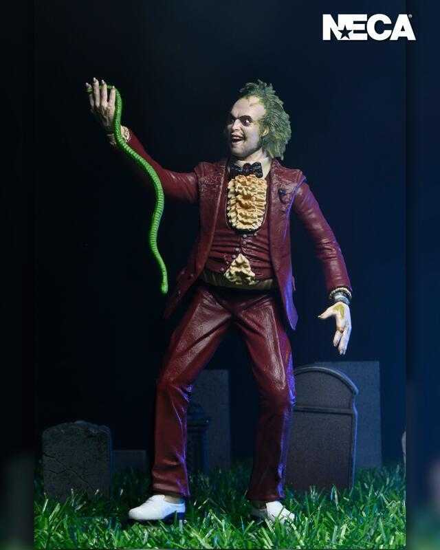 ★萊盛小拳王★NECA 代理版 可動 陰間大法師 Beetlejuice 甲蟲汁大師 紅色燕尾服