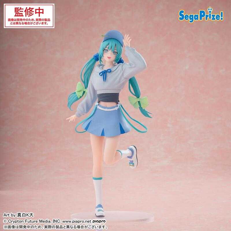 ★萊盛小拳王★SEGA 代理版 景品 LUMINASTA 初音未來 運動風Ver.