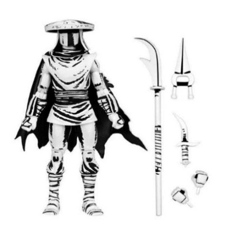 ★萊盛小拳王★預購25/09 NECA 代理版 可動 7吋 忍者龜 菁英 腳族守衛 黑白配色