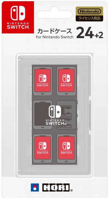 ★萊盛小拳王★ NS HORI 遊戲卡匣收納盒 24+2 黑\u0026白\u0026藍