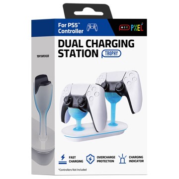 ★萊盛小拳王★PXEL 代理版 DualSense 無線控制器盃型充電座