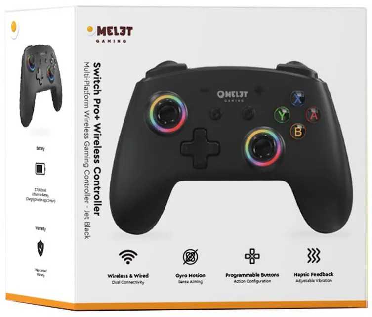 ★萊盛小拳王★ NS Omelet Nintendo Switch 專用 Pro+ 無線控制器 噴射黑