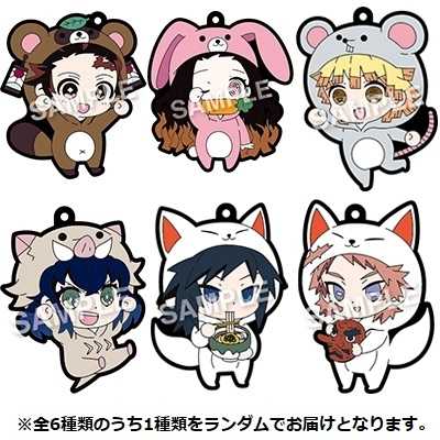 ★萊盛小拳王★Fheart 代理版 盒玩 鬼滅之刃軟膠吊飾 第5彈