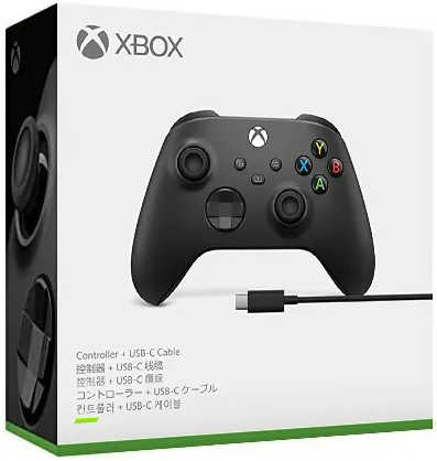 ★萊盛小拳王★ Xbox 無線控制器 磨砂黑 USB-C套組